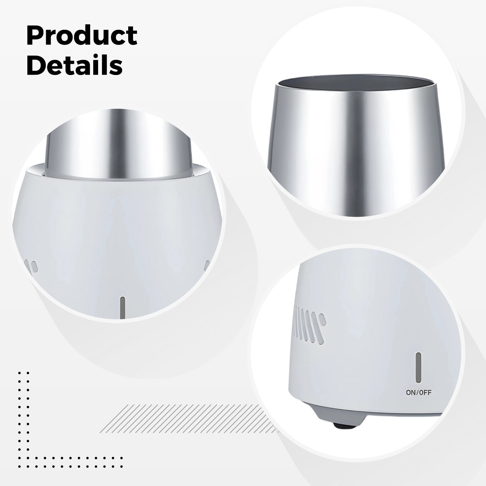 Portable Fast-Cooling Cooler, Electric Beverage Cooler, Speedy Chilling Cup, Mini Mobile Cooler, Desktop Instant Cooling Machine, Metal Liner, Car Use, for Canned Drinks and Beer