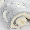 thumbnail image 5 of Walbest Puppy Blanket Cute Prints Pet Cushion Anti-Slip Pet Bed Small Dog Cat Bed Soft Warm Sleep Mat, 5 of 6