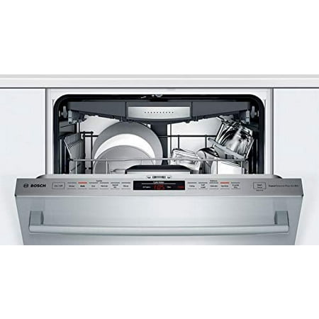 Bosch - 800 Series 24" Top Control Built-In Stainless Steel Tub Dishwasher with 3rd Rack and CrystalDry, 42 dBa - Stainless Steel