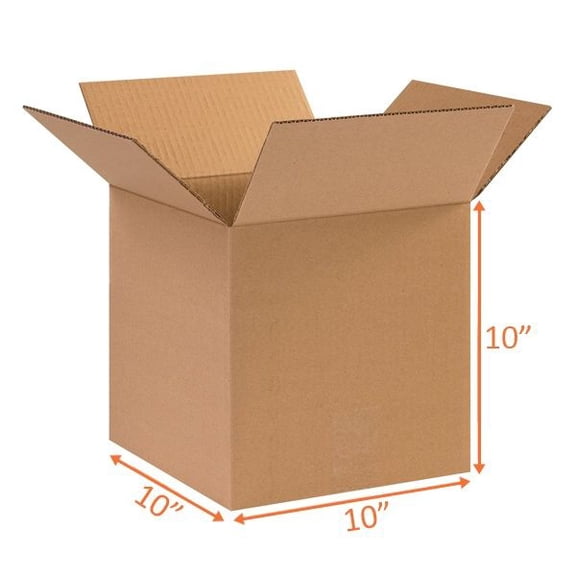 10x10x10 Double Wall Shipping and Packing Box (5 Pack)