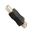 thumbnail image 1 of Flmtop Mini Adaptateur Convertisseur USB Type A Femelle vers USB Type B Mâle Noir, 1 of 6
