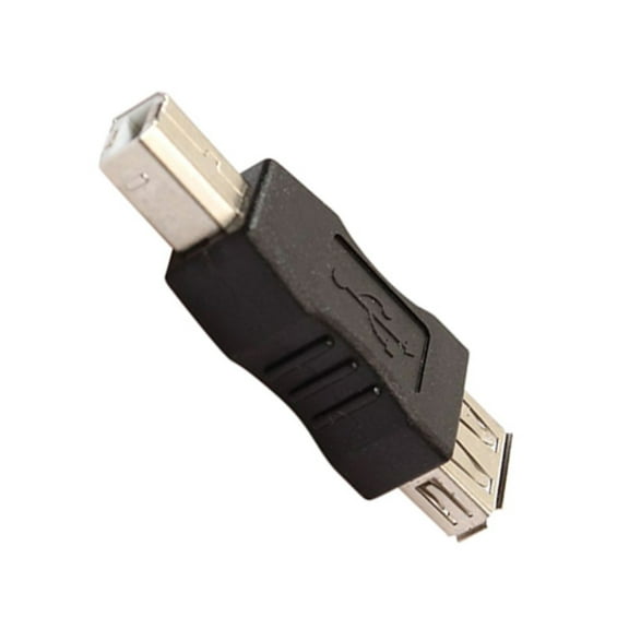 Mini Black USB Type A Female to USB Type B Male Converter Connector Adapter,1#