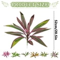 thumbnail image 3 of Artificial Cordyline Plant Stems, Fake Ti Leaf Tropical Greenery, Faux Dracaena Plant Picks, Artificial Cordyline Fruticosa Leaves for Indoor Outdoor Home Garden Decor, 3 of 4