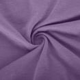 thumbnail image 7 of Ygbgbb Women's Summer Casual Dress Short Sleeve Crewneck Tunic Tops Night Out Solid Mini Dress Lightweight Loungewear Dress with Pockets Purple L, 7 of 7