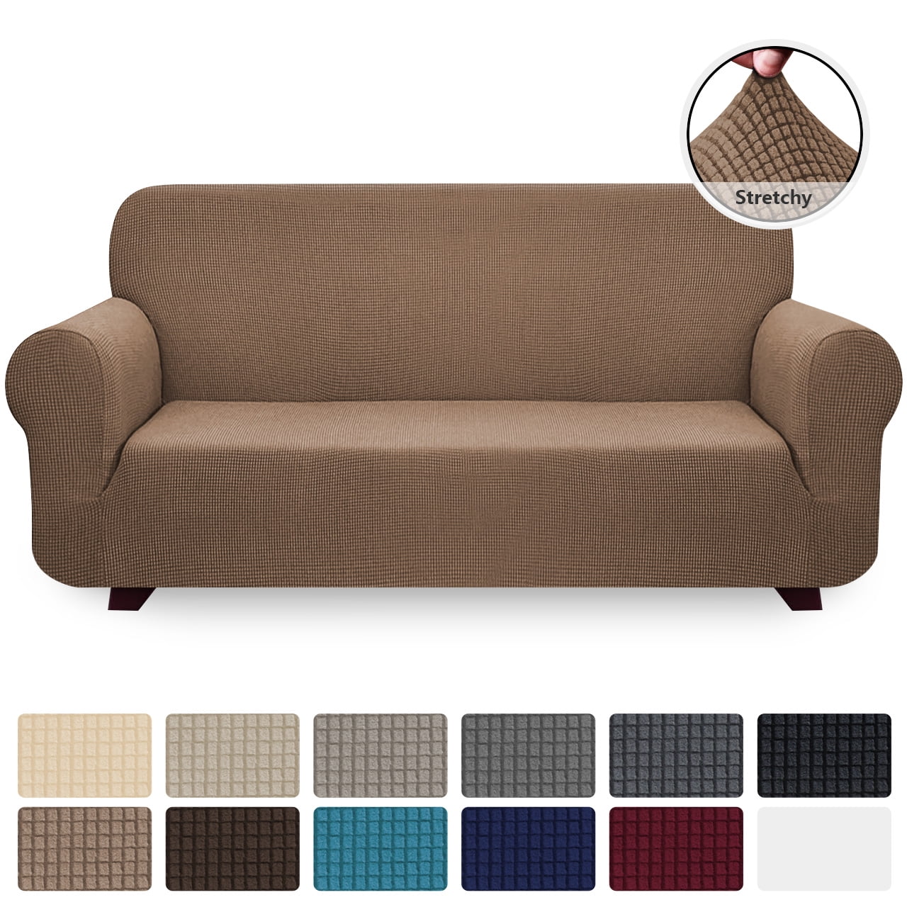 XLarge Sofa Slipcover, One Piece High Stretchy Couch Cover, Machine