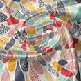 thumbnail image 5 of Ambesonne Geometric Window Valance, Doodle Rainbow Style, 54" X 18", Multicolor, 5 of 5