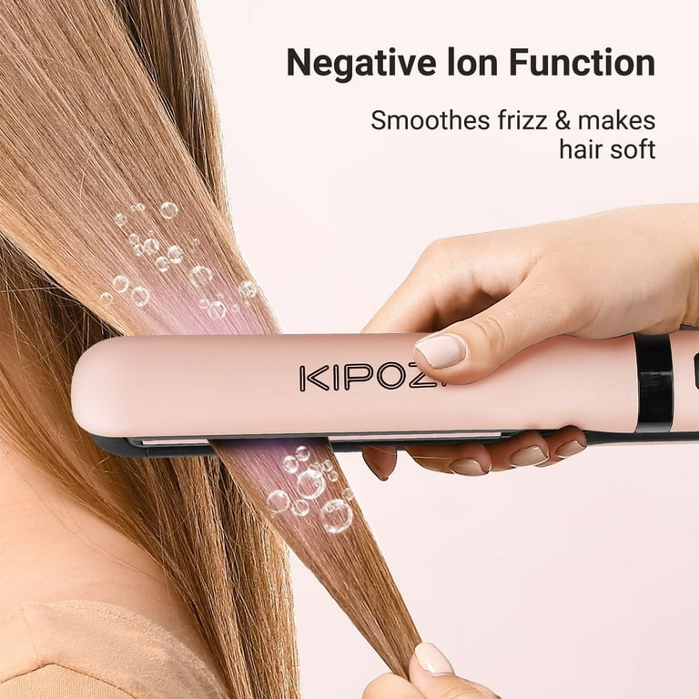 KIPOZI 1 Inch 2-in-1 Hair Straightener & Curler, Nano KIPOZI 1 Inch 2-in-1 Hair Straightener & Curler, Nano