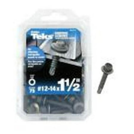 

ITW Brands 253759 12 x 1.5 in. Head Drill Point Roofing Screws Pack of 75