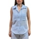 thumbnail image 4 of YARETNI MODA Conjunto Para Dama Pantalon Y Camisa Sin Mangas Rayado, 4 of 5