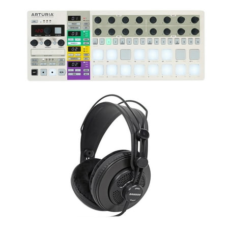 Arturia BeatStep Pro Sequencer Midi USB DJ Recording Pad Controller   Headphones