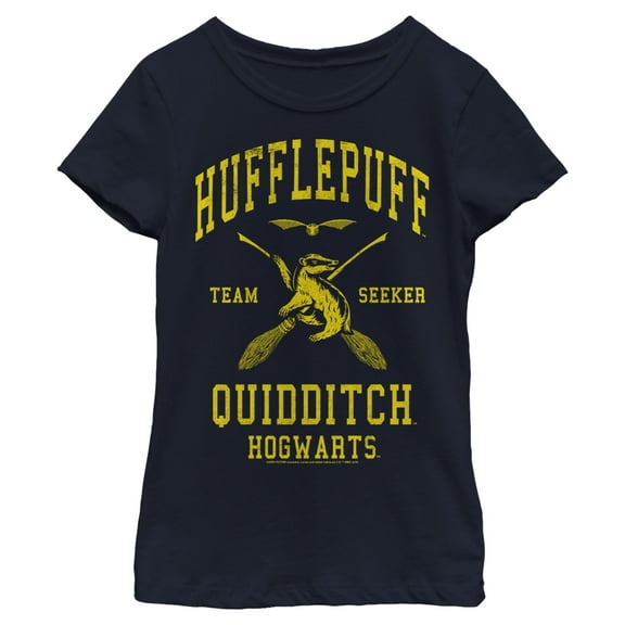 Girls Harry Potter Hufflepuff Quidditch Seeker T Shirt