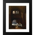thumbnail image 2 of Franz Ludwig Catel 15x18 Black Modern Framed Museum Art Print Titled - Monks in the Courtyard of a Monastery by the Sea, 2 of 5