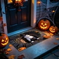 thumbnail image 4 of Nnndbs Halloween Optical Illusion Rug, 3D Visual Trap Floor Mat, Non Scary Carpet for Entryway Living Room Home Halloween Decor, 4 of 7