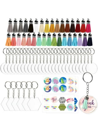 Clear Acrylic Blank Acrylic Keychains Blanks With Tassel Pendant And Metal  Split 2 Inch Round Vinyl Key Chain Rings H0915 From Sihuai05, $9.03