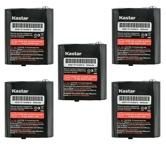 Kastar 5-Pack Battery Replacement for Motorola Two-Way Radio Walkie Talkies TalkAbout T5720, TalkAbout T5800, TalkAbout T5820, TalkAbout T5900, TalkAbout T5920, TalkAbout T5950, TalkAbout T6000