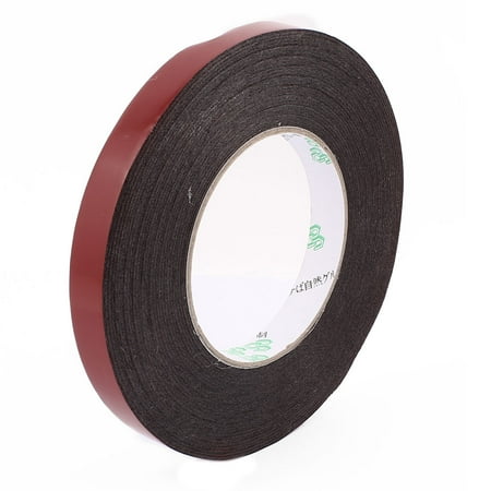 1.5CM Width 10M Length 1MM Thick Dual Sided Sealing Shockproof Sponge Tape Black