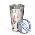 thumbnail image 2 of 16oz Tumblers Multicolor Christmas Tree Pattern Stainless Steel Vacuum Insulated Double Wall Travel Tumbler Cups Mug with Lid and Straw,Cleaning Brush for Coffee,Tea, 2 of 4