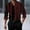 Wine, variant on VgaVtl Long Sleeve Shirts for Men Button up Dress Shirts Standing Collar Clothes for Men Striped Red Business Cardigan Shirts