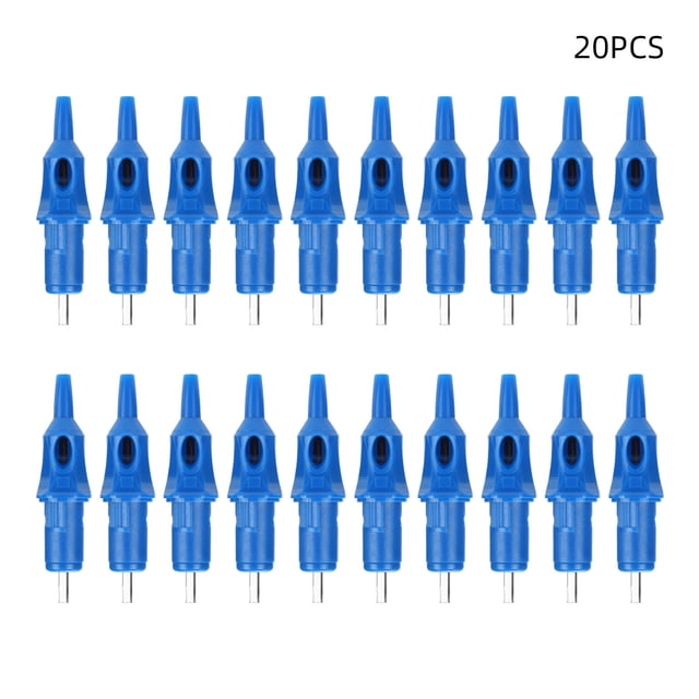 Ballpoint Pen Cartridges with Membrane 20pcs Apprentice Cartridge s with Ball Point for Pen Gun Dotwork Drawing Practice on Papers for Beginners and Artists