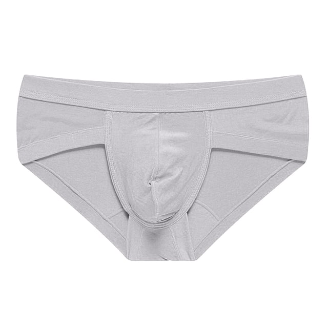 StSilkitty Men's Briefs Low Rise Elastic Soft Breathable Underwear Lightweight No Ride-Up Bikini Underpants