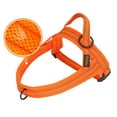 thumbnail image 4 of Didog Soft Mesh Padded Dog Vest Harness,Escape Proof / Quick Fit Reflective Dog Strap Harness, Easy for Training Walking(Orange,S), 4 of 7