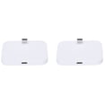 thumbnail image 1 of 2X Mobile Phone Desktop Type-C Charger Stand Holder Cellphone USB-C Charging Docking Station Silver, 1 of 8