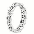 thumbnail image 3 of Bague Polie en Argent Sterling Stackable Expressions Taille 8, 3 of 3