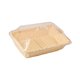 thumbnail image 2 of Cesta de pan,Cestas de pan de imitación de ratán Cestas de mimbre,Cesta de pan tejida con tapa de acrílico,Bandeja de frutas Bandeja de ratán para servir alimentos para la 35cmx25cmx15cm, 2 of 8