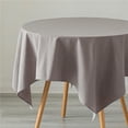 thumbnail image 1 of Deerlux QI003989.5278.GY Nappe Lavable en Lin Pur à 100 %, Gris - Rectangle, 1 of 1