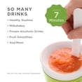 thumbnail image 2 of ZOKU Original Slush and Shake Maker, paquete de 3 tazas para granizados caseros de rápida congelación, batidos de frutas y batidos en minutos, azul/rojo/verde, juego de 3 unidades, 2 of 5