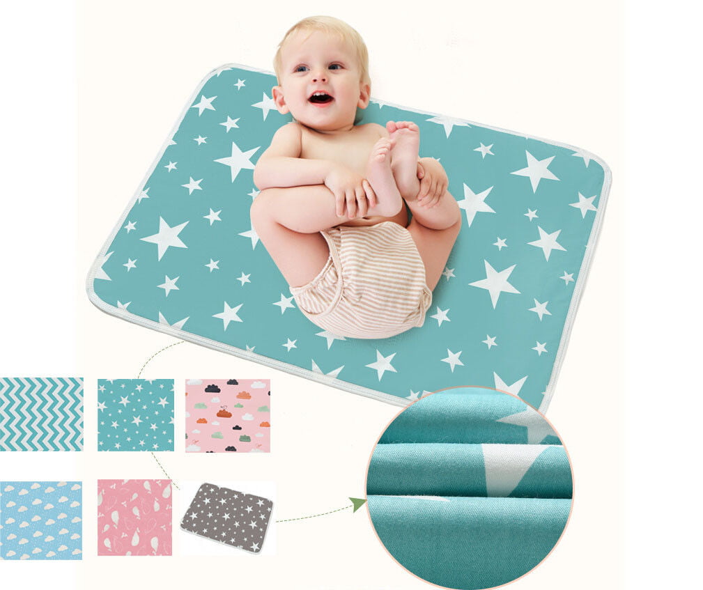 Newborn Ice Silk Crib Mattress Infant Cartoon Sheet Cool Washable Cot Pad with Pillow Whale Type 