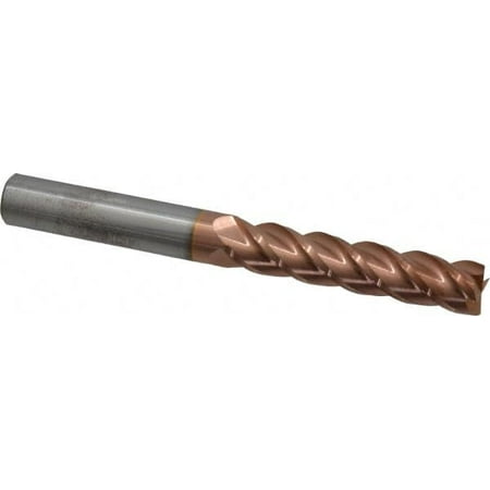 

Accupro 7/16 2 LOC 7/16 Shank Diam 4 OAL 4 Flute Solid Carbide Square End Mill