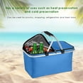 thumbnail image 4 of Picnic Basket, Foldable, Isolated, Black, Blue, Red, 4 of 6