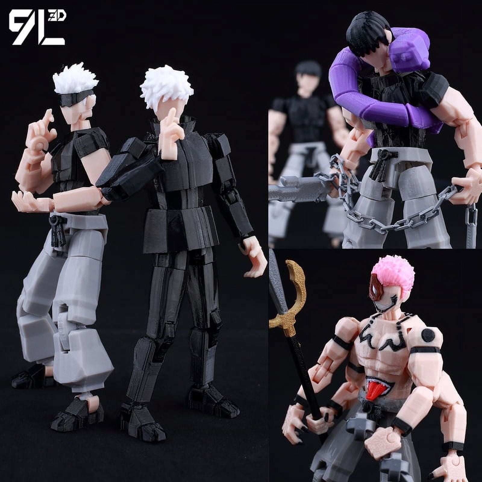 9L3D Printed Lucky Dummy 13 Gojo Satoru Toji Yuji Sukuna