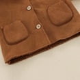 thumbnail image 4 of AAMILIFE Bébé Ours d'Automne et d'Hiver Oreilles Daim Capuche Veste Chaude composite Fausse Fourrure, 4 of 7