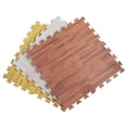 thumbnail image 4 of Home Floor Mat Carpet Blanket Exercise Gym Bathroom Crawling Mat ; Gym EVA Rug Kid Play Crawling Wood Pattern Foam Carpet, 4 of 9