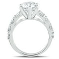 thumbnail image 3 of Pompeii 4 1/2ct Round  Diamond Engagement Ring 14K White Gold (H/I,I1-I2), 3 of 4