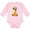 AD-Pink, variant on Inktastic Cute Giraffe, Giraffe with Sunglasses, Cute Animal Boys or Girls Long Sleeve Baby Bodysuit