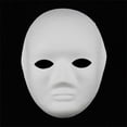 thumbnail image 6 of Giaone DIY Full Face Masks Paper Blank White Paintable Men Women, 6 of 12