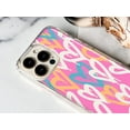 thumbnail image 2 of Mundaze - Case for Apple iPhone 14 Pro Slim Shockproof Hard Shell Soft TPU Heavy Duty Protective Phone Cover - Urban Street Pink Hearts, 2 of 5