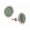 Green, variant on 1928 Jewelry Mens Silver Tone Vintage Style Green Aventurine Gemstone Stone Oval Photo Locket Cufflinks