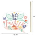 thumbnail image 5 of Big Dot of Happiness Funny Let's Be Fairies - Fairy Garden Birthday Party Photo Booth Props Kit - 10 Piece, 5 of 5