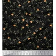 thumbnail image 1 of Soimoi Rayon Fabric Dot,Leaves & Floral Artistic Print Sewing Fabric Yard 42 Inch Wide, 1 of 1