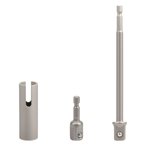 Tcwhniev Stainless Steel Scissor Jack Slotted Drill Adapter Precise Control Scissor Trailer Jack Drill Adapter Labor Saving for Camper