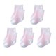 thumbnail image 1 of 5 Pairs Sets 0-6m Baby Pink Striped Socks6M Gong Bohan LED, 1 of 1