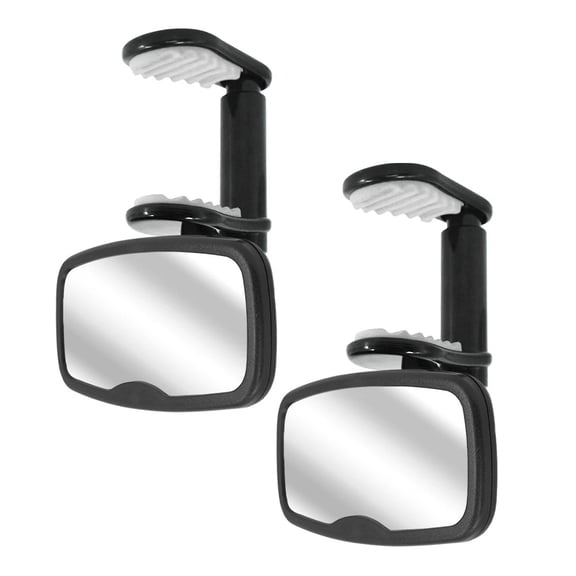 2PC Shatterproof & Shakeproof Forward Facing Baby Car Mirror - Clip On Car Mirror for Baby, Newborn Essentials