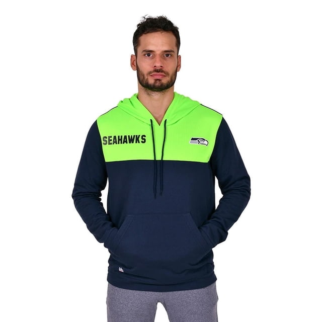Sudadera Hombre NFL Talla G Azul Seahawks