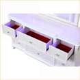 thumbnail image 6 of Bedroom Set King 4-Piece Opium-Inspired with LED Lights Off-White | Wood | Double Dressers, 6 of 17