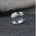 thumbnail image 2 of Energy Stone 925 Sterling Silver Simple Heart Meditation Spinner Ring (Style US68) (7.5), 2 of 5