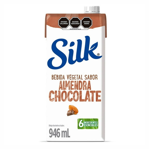 Bebida vegetal Silk sabor almendra con chocolate 946 ml